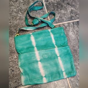 Sseko Designs Leather Shibori Convertible Crossbody